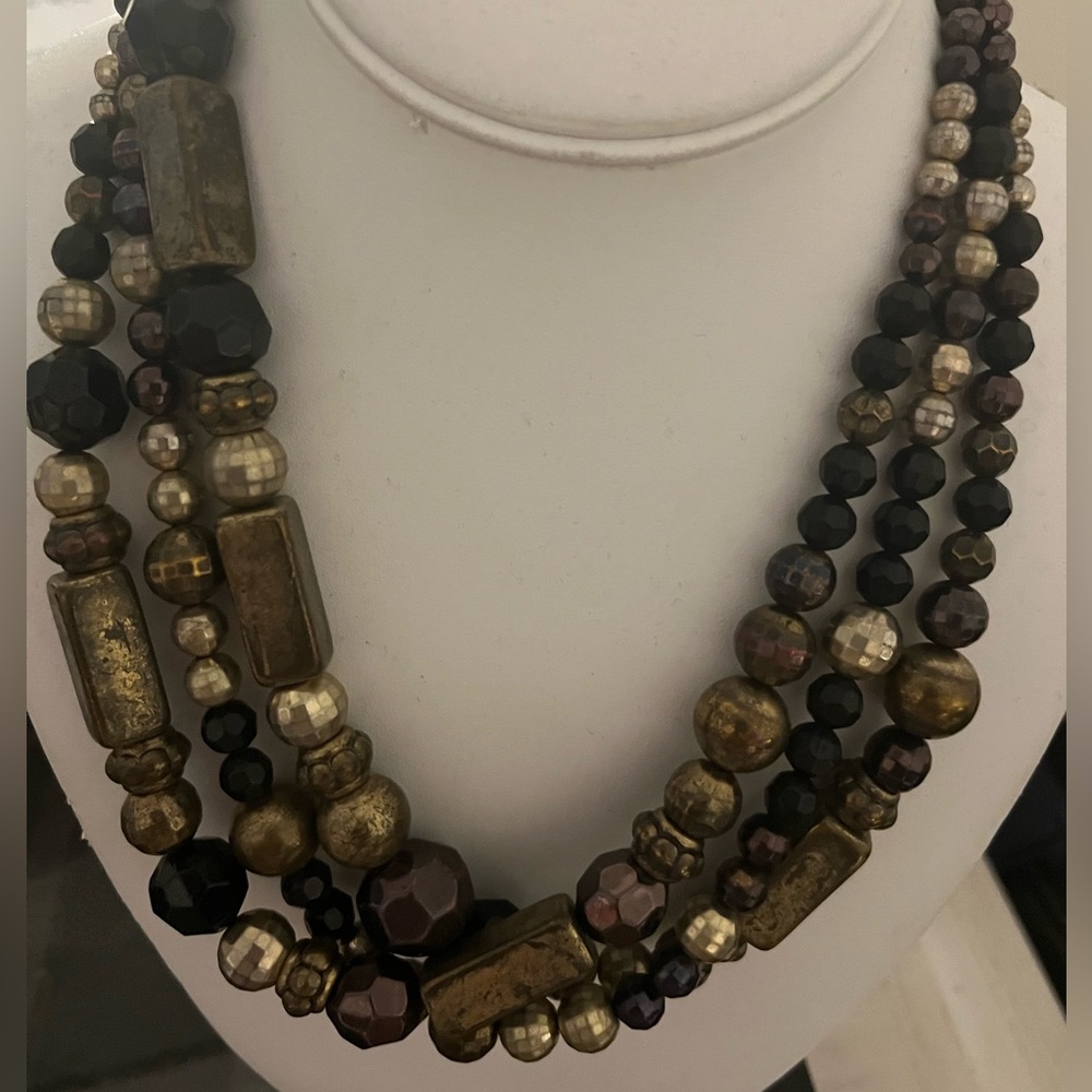 Chicos multi strand chunky layered necklace